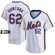 Jose Quintana Men's New York Mets White Limited Cooperstown Collection Jersey