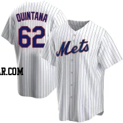 Jose Quintana Men's New York Mets White Replica Home Jersey