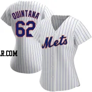 Jose Quintana Women's New York Mets White Authentic Home Jersey