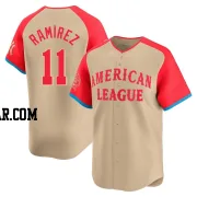 Jose Ramirez Men's Cleveland Guardians Cream Limited American League 2024 All-Star Game Jersey