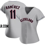 Jose Ramirez Women's Cleveland Guardians Gray Authentic Road Jersey