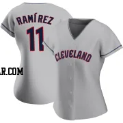 Jose Ramirez Women's Cleveland Guardians Gray Authentic Road Jersey