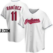 Jose Ramirez Youth Cleveland Guardians White Replica Home Jersey