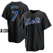 Jose Reyes Men's New York Mets Black Replica 2022 Alternate Jersey