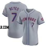 Jose Reyes Men's New York Mets Gray Elite Road Jersey