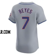 Jose Reyes Men's New York Mets Gray Elite Road Jersey