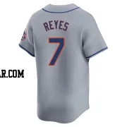 Jose Reyes Men's New York Mets Gray Limited Away Jersey