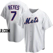 Jose Reyes Men's New York Mets White Replica Home Jersey