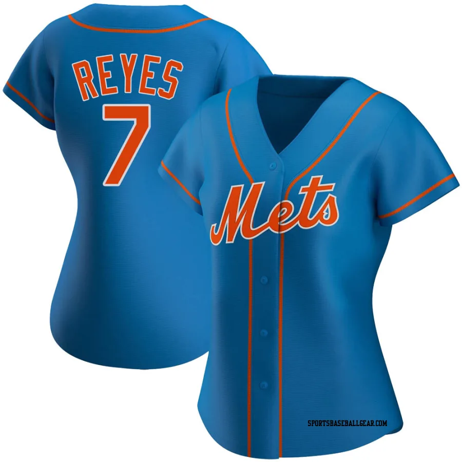 Jose Reyes Women's New York Mets Royal Replica Alternate Jersey