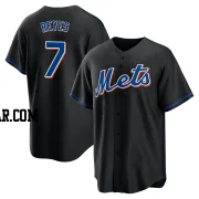 Jose Reyes Youth New York Mets Black Replica 2022 Alternate Jersey