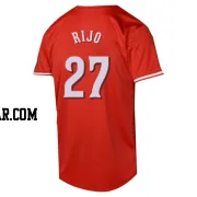 Jose Rijo Men's Cincinnati Reds Red Limited Alternate Jersey