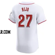 Jose Rijo Men's Cincinnati Reds White Elite Home Jersey