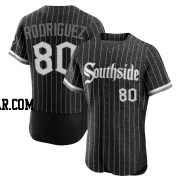 Jose Rodriguez Men's Chicago White Sox Black Authentic 2021 City Connect Jersey