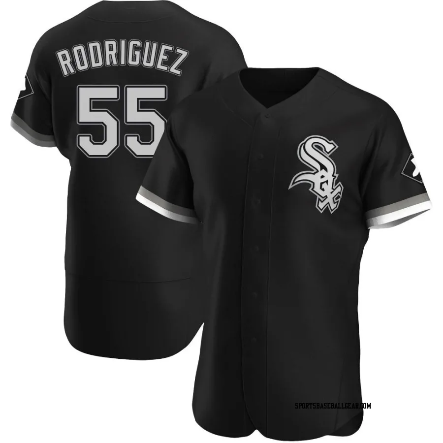 Jose Rodriguez Men's Chicago White Sox Black Authentic Alternate Jersey