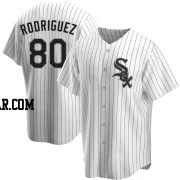 Jose Rodriguez Men's Chicago White Sox White Replica Home Jersey