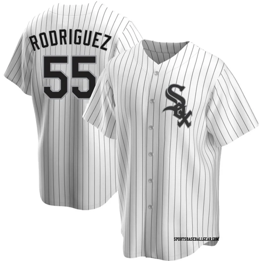 Jose Rodriguez Men's Chicago White Sox White Replica Home Jersey