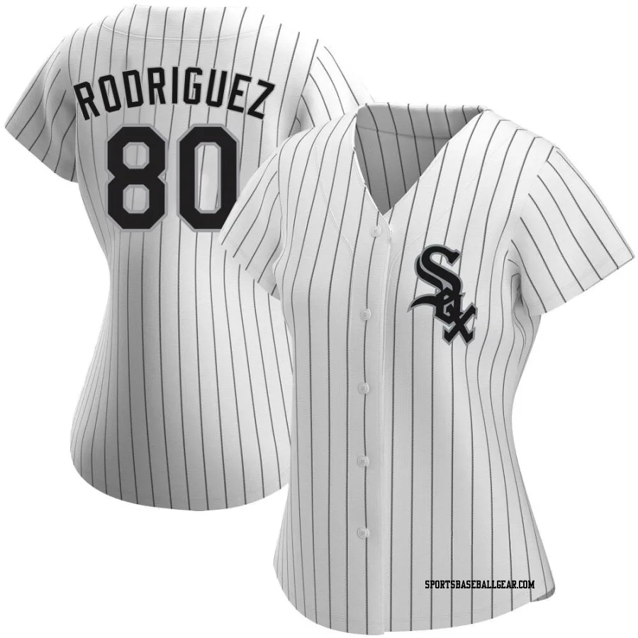 Jose Rodriguez Women's Chicago White Sox White Authentic Home Jersey