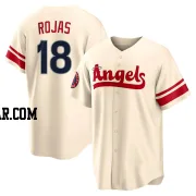 Jose Rojas Men's Los Angeles Angels Cream Replica 2022 City Connect Jersey