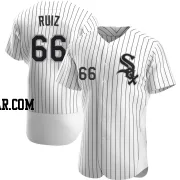 Jose Ruiz Men's Chicago White Sox White Authentic Home Jersey