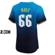 Jose Ruiz Men's Philadelphia Phillies Blue Elite 2024 City Connect Jersey