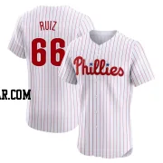 Jose Ruiz Men's Philadelphia Phillies White Elite Home Jersey