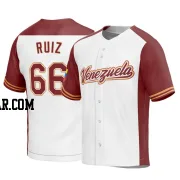 Jose Ruiz Men's Venezuela Baseball White Replica 2023 World Baseball Classic Jersey