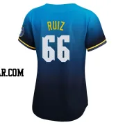 Jose Ruiz Women's Philadelphia Phillies Blue Limited 2024 City Connect Jersey