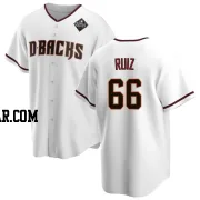 Jose Ruiz Youth Arizona Diamondbacks White Replica Home 2023 World Series Jersey