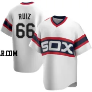 Jose Ruiz Youth Chicago White Sox White Replica Cooperstown Collection Jersey