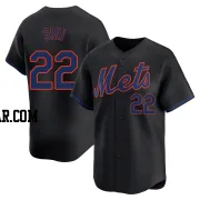 Jose Siri Men's New York Mets Black Limited Alternate Jersey