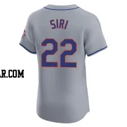 Jose Siri Men's New York Mets Gray Elite Road Jersey