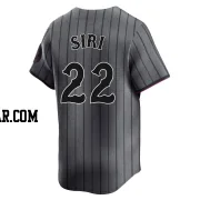 Jose Siri Men's New York Mets Limited Graphite 2024 City Connect Jersey