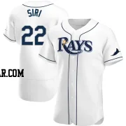 Jose Siri Men's Tampa Bay Rays White Authentic Home Jersey