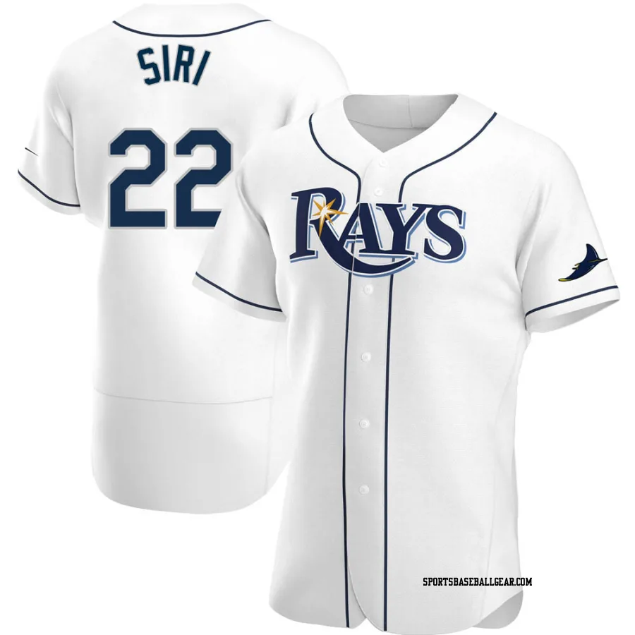 Jose Siri Men's Tampa Bay Rays White Authentic Home Jersey