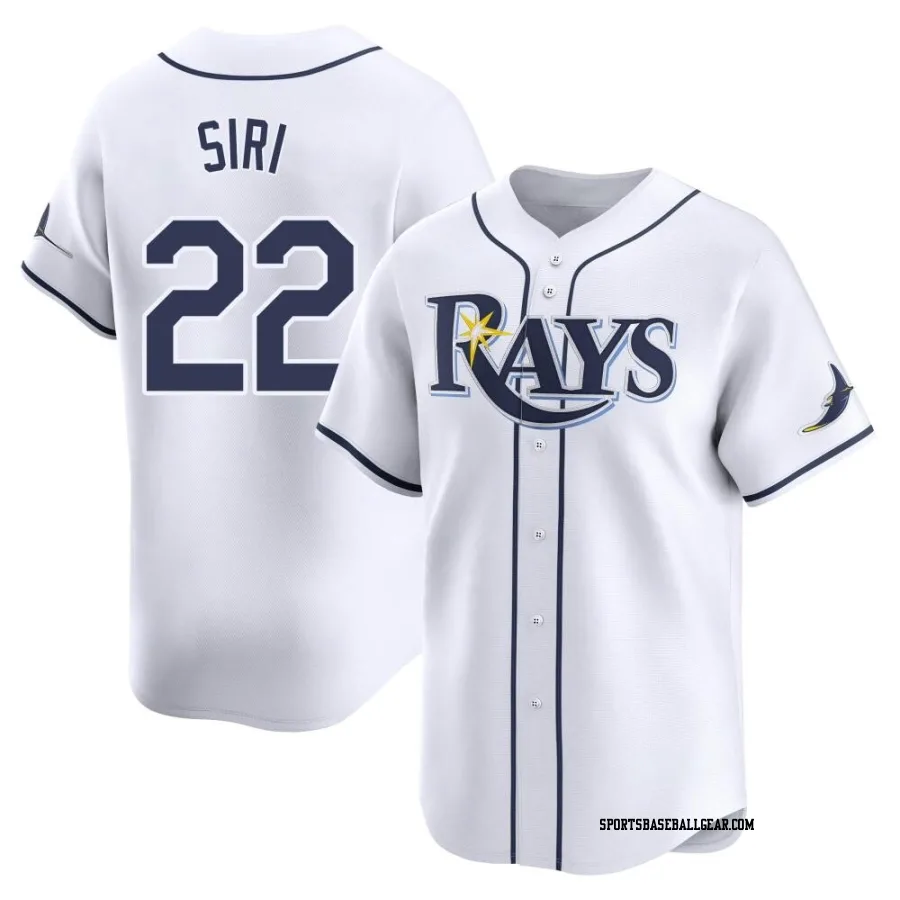 Jose Siri Men's Tampa Bay Rays White Limited Home Jersey