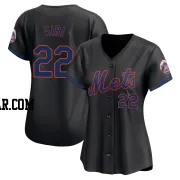 Jose Siri Women's New York Mets Black Limited Alternate Jersey