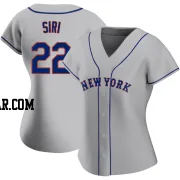 Jose Siri Women's New York Mets Gray Authentic Road Jersey