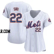 Jose Siri Women's New York Mets White Limited Home Jersey