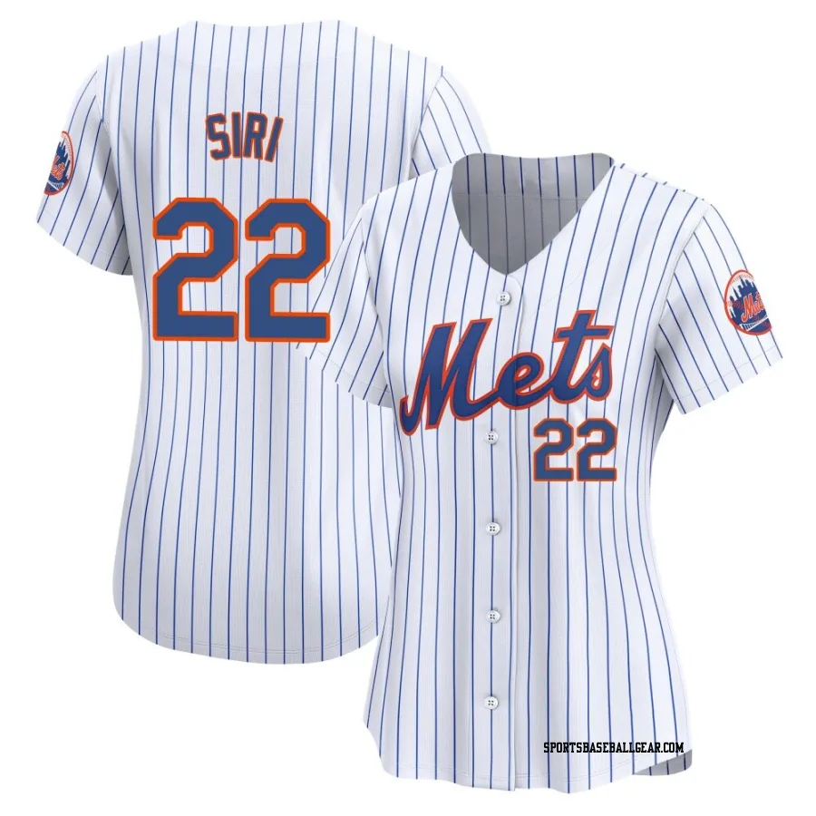 Jose Siri Women's New York Mets White Limited Home Jersey