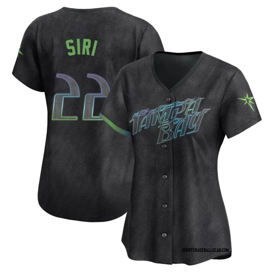 Jose Siri Women's Tampa Bay Rays Charcoal Limited 2024 City Connect Jersey