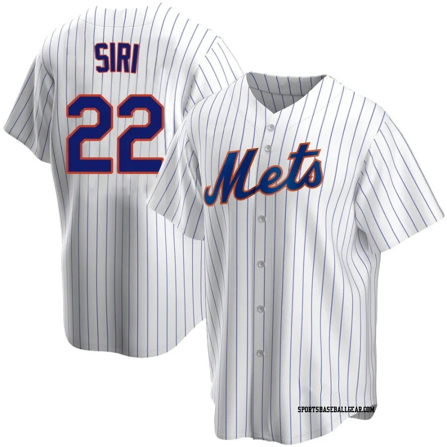 Jose Siri Youth New York Mets White Replica Home Jersey