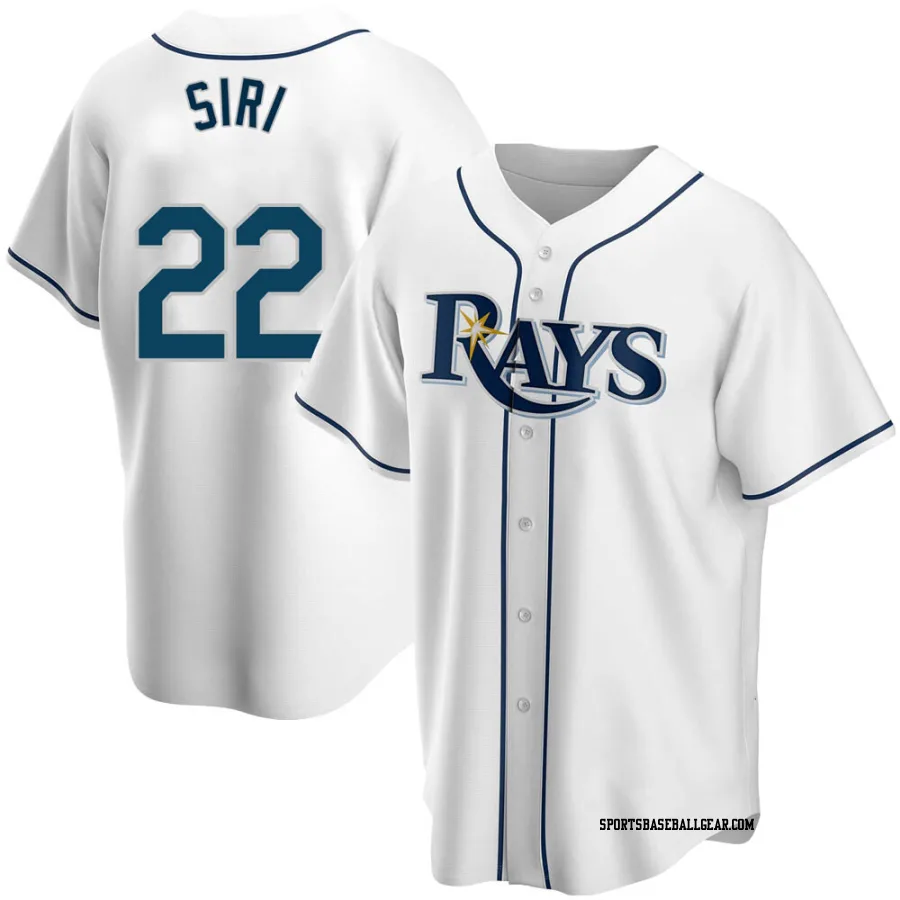 Jose Siri Youth Tampa Bay Rays White Replica Home Jersey