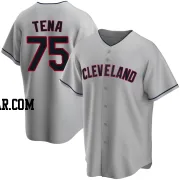 Jose Tena Men's Cleveland Guardians Gray Replica Road Jersey