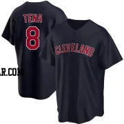 Jose Tena Men's Cleveland Guardians Navy Replica Alternate Jersey