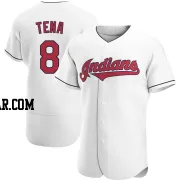 Jose Tena Men's Cleveland Guardians White Authentic Home Jersey