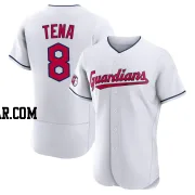 Jose Tena Men's Cleveland Guardians White Authentic Home Jersey