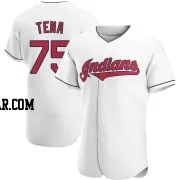 Jose Tena Men's Cleveland Guardians White Authentic Home Jersey