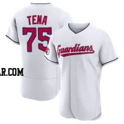 Jose Tena Men's Cleveland Guardians White Authentic Home Jersey