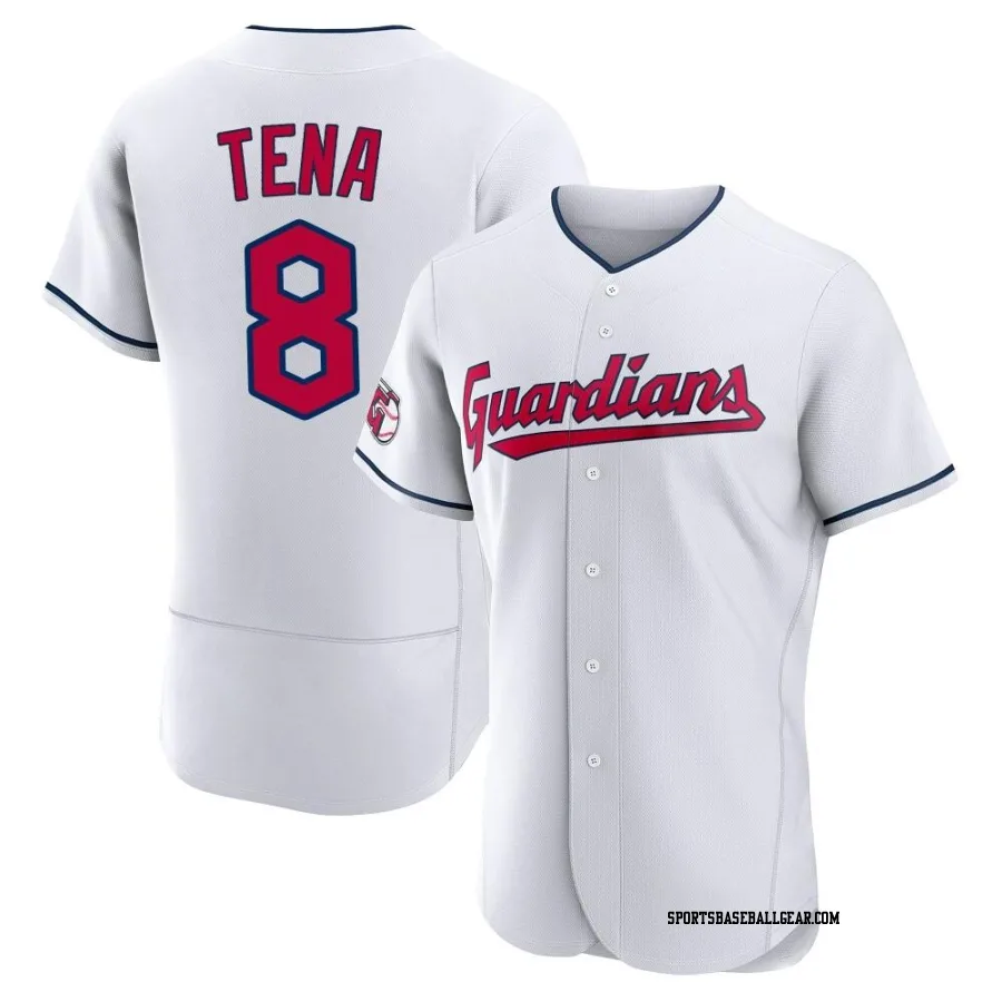 Jose Tena Men's Cleveland Guardians White Authentic Home Jersey