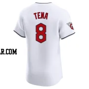 Jose Tena Men's Cleveland Guardians White Elite Home Jersey